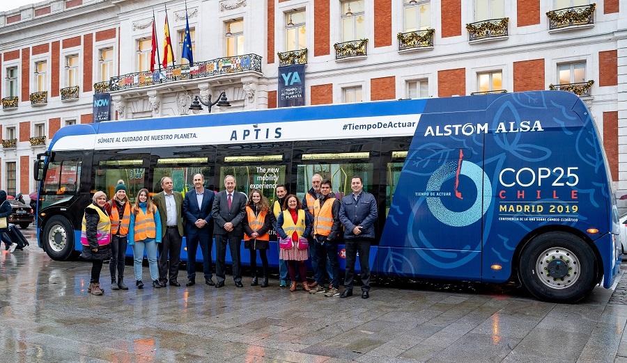 El autobús eléctrico Aptis.