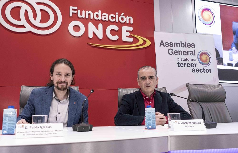 Pablo Iglesias y Luciano Poyato.
