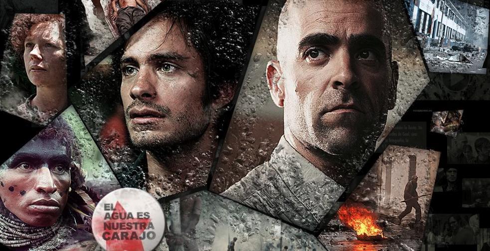 Cartel promocional de 'También la lluvia', película de Icíar Bollaín