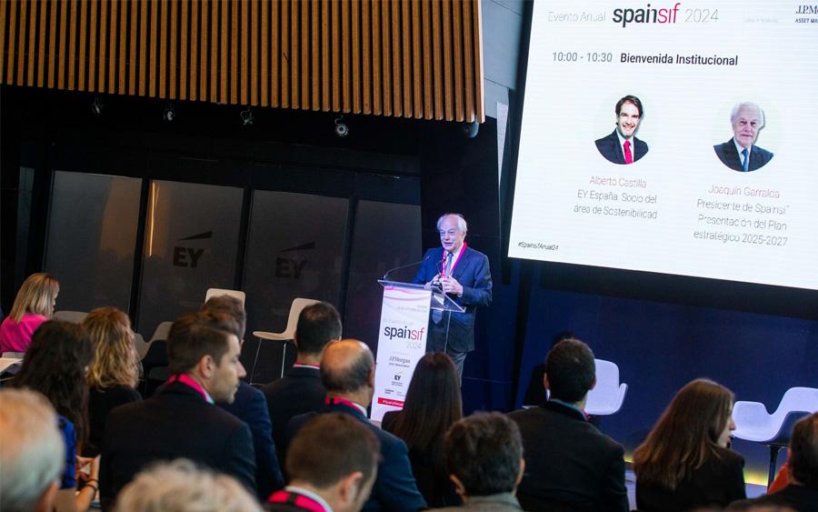 Más de 300 profesionales del sector financiero participaron en el Evento Anual de Spainsif. Más de 300 profesionales del sector financiero participaron en el Evento Anual de Spainsif.