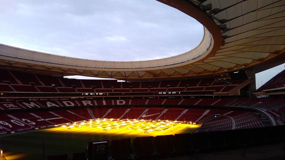 Estadio Wanda Metropolitano, en Madrid.